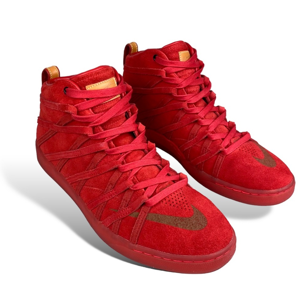 Nike KD VII NSW Lifestyle QS 2014 Kevin Durant Suede Sneakers Challenge Red 11.5